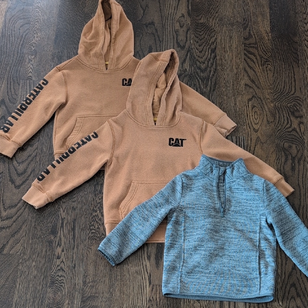 Bundle: Kids Hoodies (2) and Pullover (1)